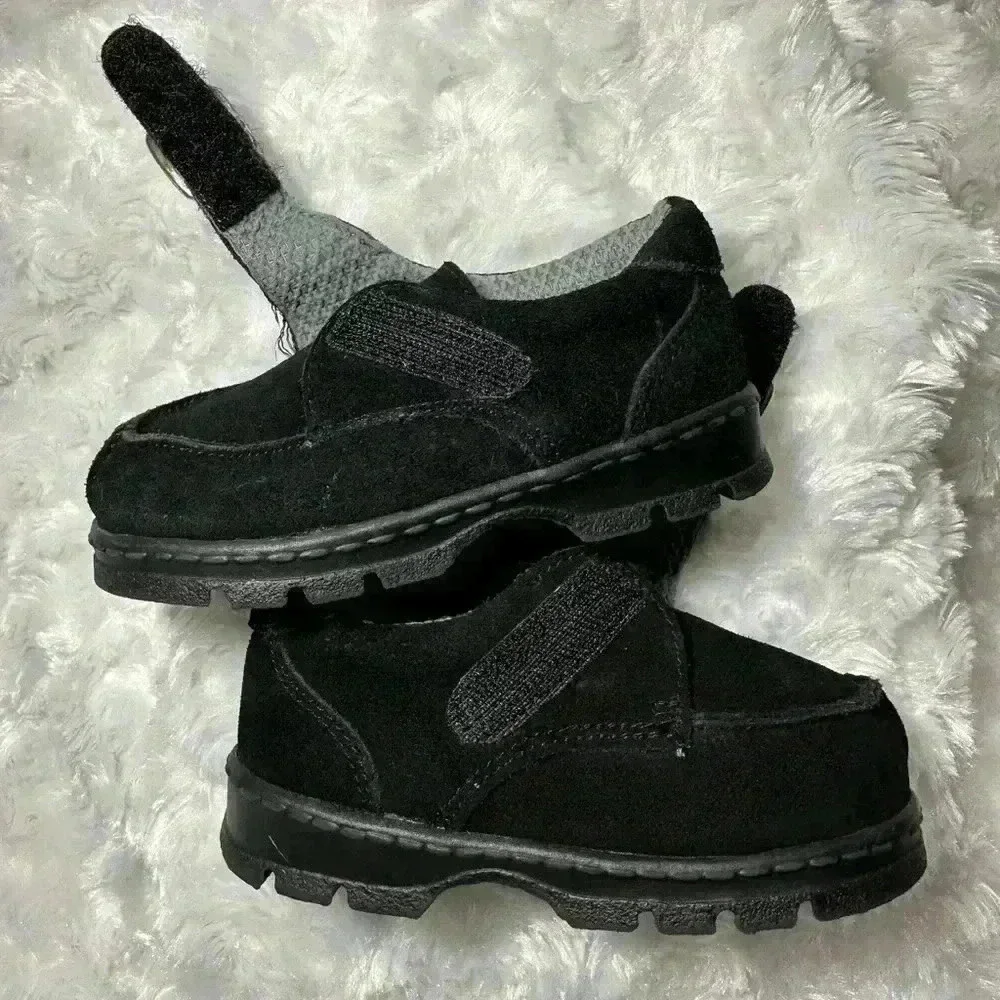 Rugged Outback Smart-Fit Boys Size 4 Infant/Toddler Black Dress Shoes
